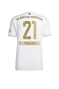 Fotbalové Dres Bayern Munich Lucas Hernandez #21 Venkovní Oblečení 2022-23 Krátký Rukáv